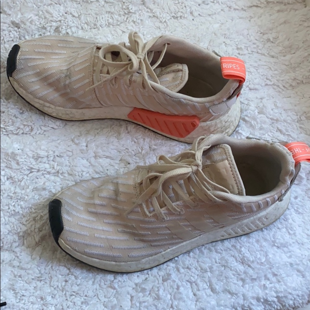 Adidas NMD white cream